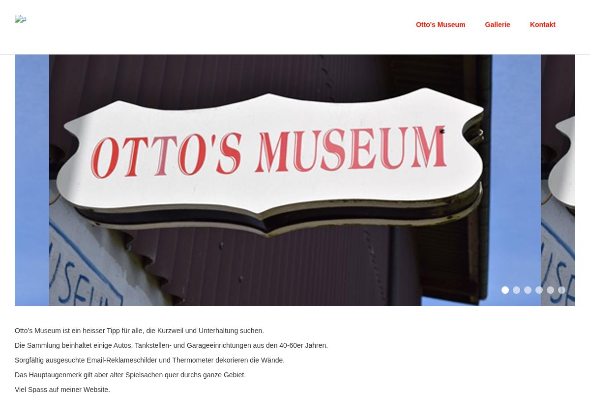 Ottos Museum Website